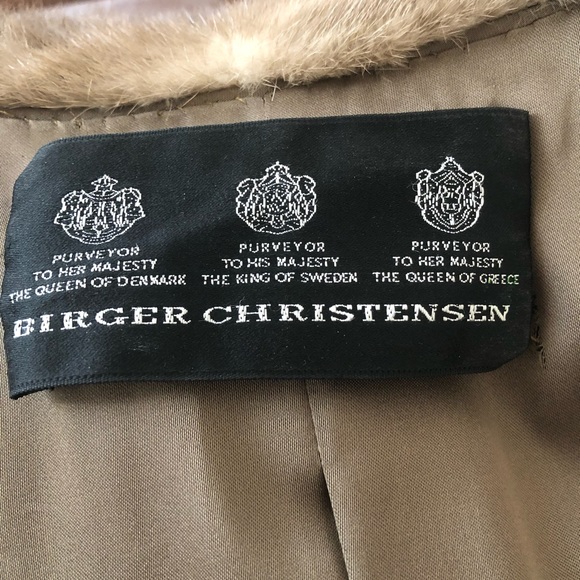 Birger Christensen - Womens Fur Mink Coat. - Picture 7 of 8